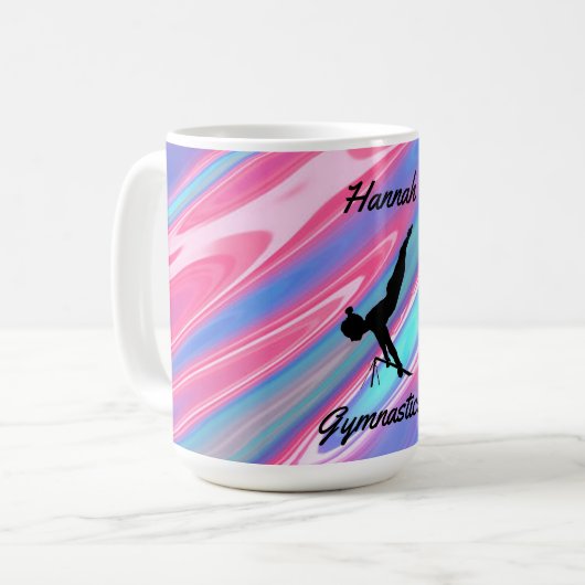 Gymnastik Bars Tasse (Vorderseite Links)