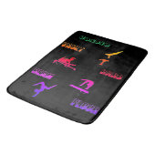 Gymnastik Bath Mat Badematte (Schrägansicht)