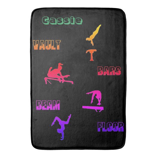 Gymnastik Bath Mat Badematte (Vorderseite Vertikal)