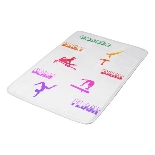 Gymnastik Bath Mat Badematte (Schrägansicht)