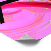 Gymnastik Beam Bold Abstrakt Custom Poster (Ecke)