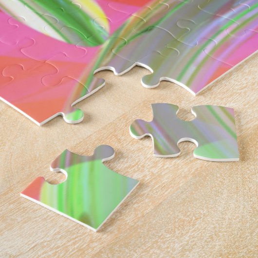 Gymnastik Beam Bold Abstrakt Custom Puzzle (Seite)