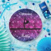 Gymnastik Beam Glam Pappteller (Party)