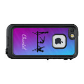 Gymnastik Beam Gradient LifeProof iPhone Hülle (Rückseite (Horizontal))