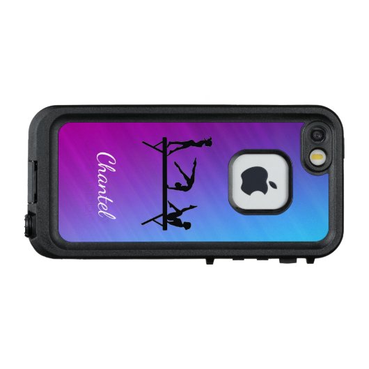 Gymnastik Beam Gradient LifeProof iPhone Hülle (Rückseite (Horizontal))