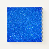 Gymnastik Beam Royal Blue Sparkon Notizblock (Rückseite)