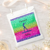 Gymnastik Beam Sparkle Geschenktütchen (Ausgeschnitten)
