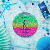Gymnastik Beam Sparkle    Pappteller (Party)