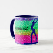 Gymnastik Beam Sparkle Tasse (Vorderseite Links)