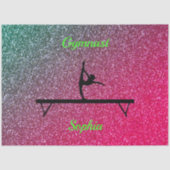 Gymnastik Beam Watermelon Sparkle Seidenpapier (Vorderseite)