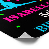 Gymnastik Begrüßungsschild Party Dreh Jump Poster (Ecke)