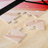 "Gymnastik beleuchtet Rätsel mit Gymnast auf Strah Puzzle (Seite)