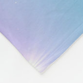 Gymnastik Blanket Lila Türkis Fleecedecke (Ecke)