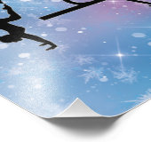 Gymnastik Blue Glam Fotodruck (Ecke)