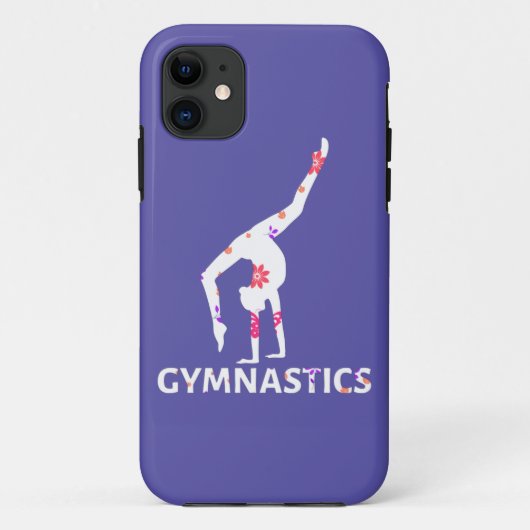 Gymnastik Blume Power Handstand Case-Mate iPhone Hülle (Rückseite)