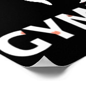 Gymnastik Blume Power Handstand Poster (Ecke)