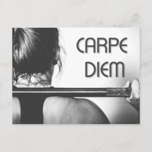 Gymnastik-Bodybuilding Fitness Motivierend Postkarte