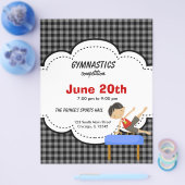 Gymnastik Boy Competition (Black) Flyer (Einzeln)