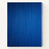 Gymnastik Boys Blue Personalisiert Notizblock (Rückseite)