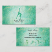 Gymnastik Business Cards Visitenkarte (Vorne/Hinten)