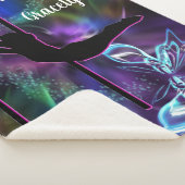 Gymnastik Butterfly Star der Bars Personalisiert Sherpadecke (3/4)