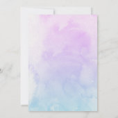 Gymnastik Cartwheels Geburtstagsparty Einladung (Rückseite)