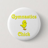Gymnastik Chick Button (Vorderseite)