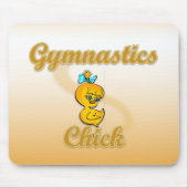 Gymnastik Chick Mousepad (Vorne)