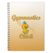 Gymnastik Chick Notizblock (Vorderseite)