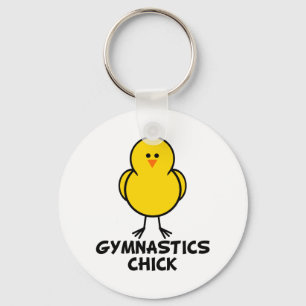 Gymnastik Chick Schlüsselanhänger