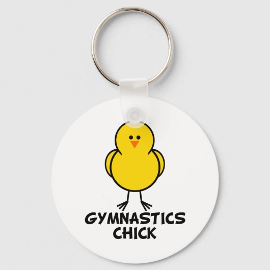Gymnastik Chick Schlüsselanhänger (Vorderseite)