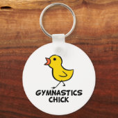Gymnastik Chick Schlüsselanhänger (Vorderseite)