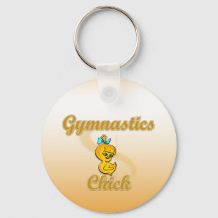 Gymnastik Chick Schlüsselanhänger