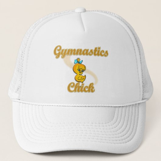 Gymnastik Chick Truckerkappe (Vorderseite)