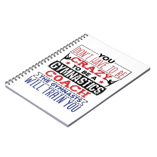 Gymnastik Coach Funny Apprecive Geschenk Crazy Notizblock (Linke Seite)
