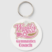 Gymnastik Coach Geschenk Schlüsselanhänger (Vorderseite)