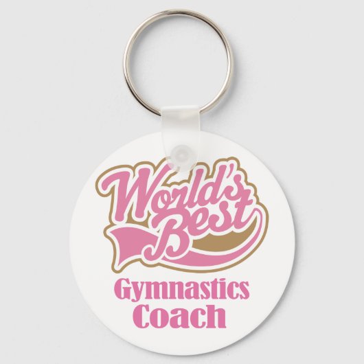 Gymnastik Coach Geschenk Schlüsselanhänger (Vorderseite)