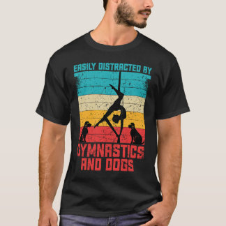Gymnastik Damen und Herren Girls Teens Gymnast Tan T-Shirt