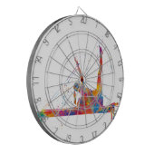 Gymnastik Dartscheibe (Vorderseite Links)