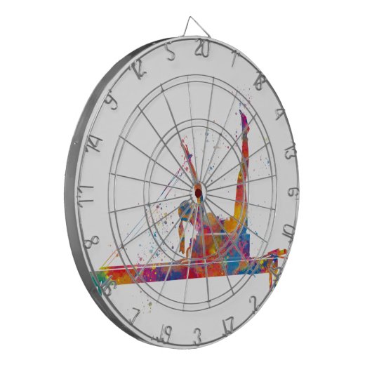 Gymnastik Dartscheibe (Vorderseite Links)
