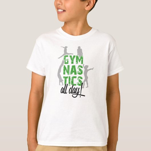 Gymnastik Den ganzen Tag ・ Langärm T-Shirt (Vorderseite)