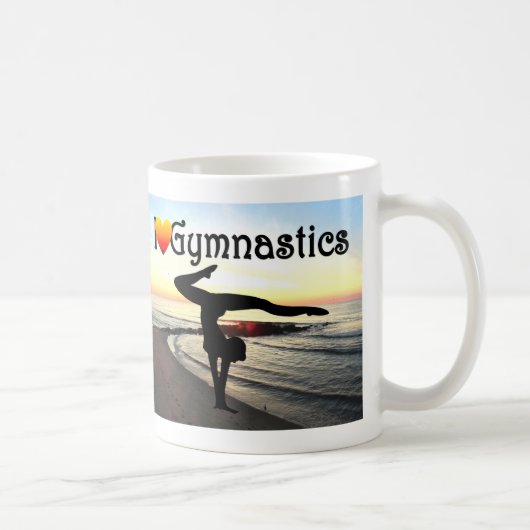 GYMNASTIK-DESIGN KAFFEETASSE (Rechts)