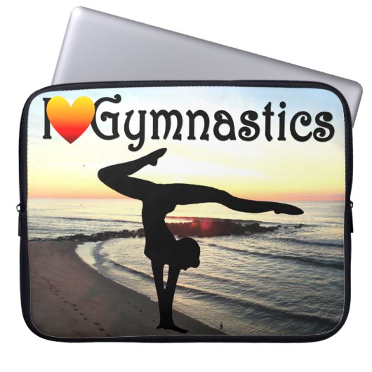 GYMNASTIK-DESIGN LAPTOPSCHUTZHÜLLE (Vorderseite)