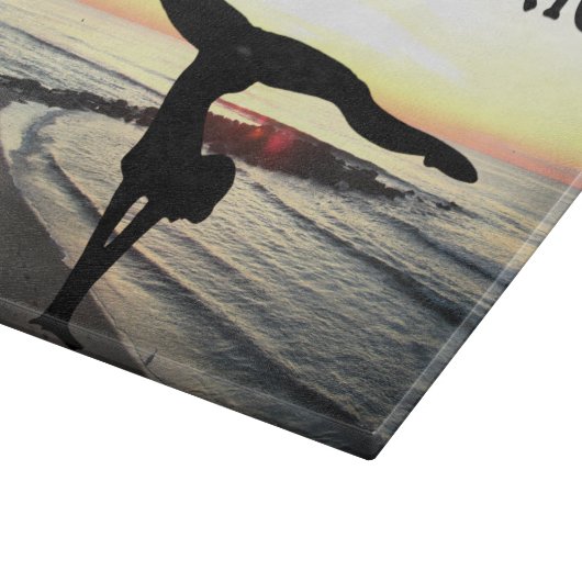 GYMNASTIK-DESIGN SCHNEIDEBRETT (Ecke)