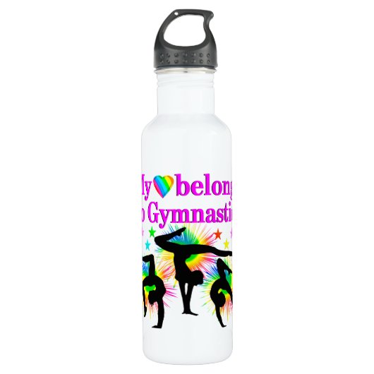 GYMNASTIK EDELSTAHLFLASCHE (Vorderseite)