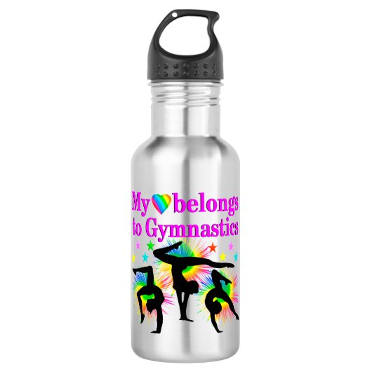 GYMNASTIK EDELSTAHLFLASCHE (Vorderseite)