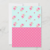 Gymnastik Einhorn laden Einladung (Rückseite)