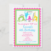 Gymnastik Einladung (Vorderseite)