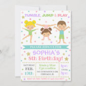 Gymnastik Einladung | Gymnastik Einladung zum Gebu (Vorderseite)