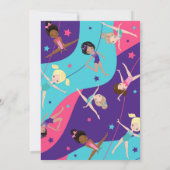 Gymnastik Einladung zum Geburtstag, Einladung zum (Rückseite)